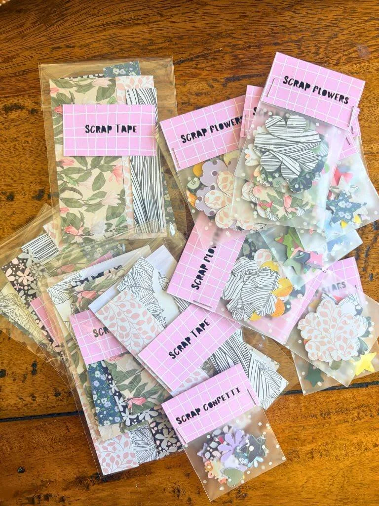 Small Scrap Packs: Mystery Paper Ephemera Kits For Junk Journals And Scrapbooks