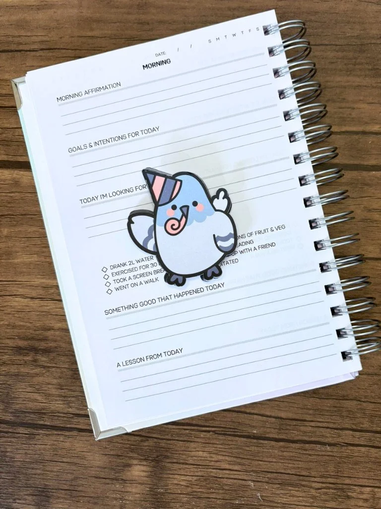 Cute Handmade Pigeon Memo Pad