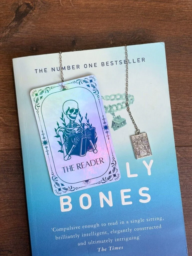 The Reader Tarot Card Bookmark With Charm