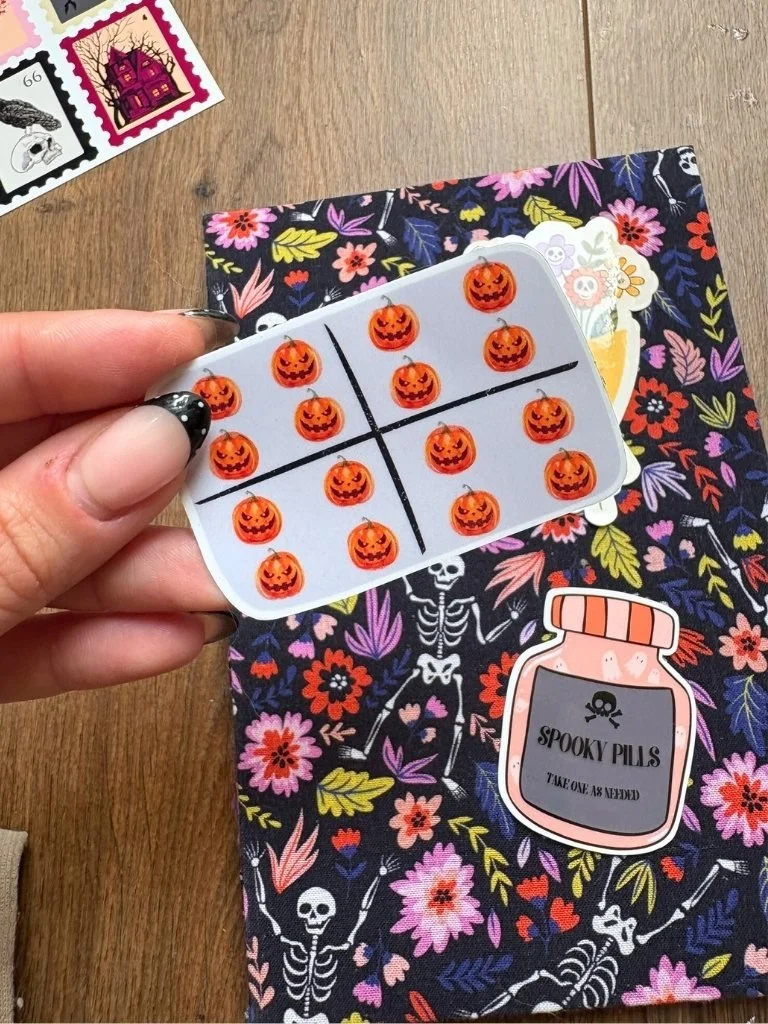 Spooky Pills Vinyl Sticker | Pumpkin & Ghost Halloween Stickers