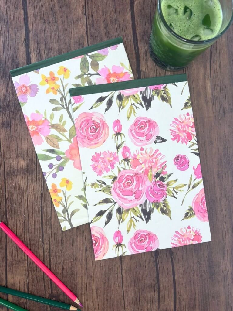 Handmade Floral Hardcover Sketchbook