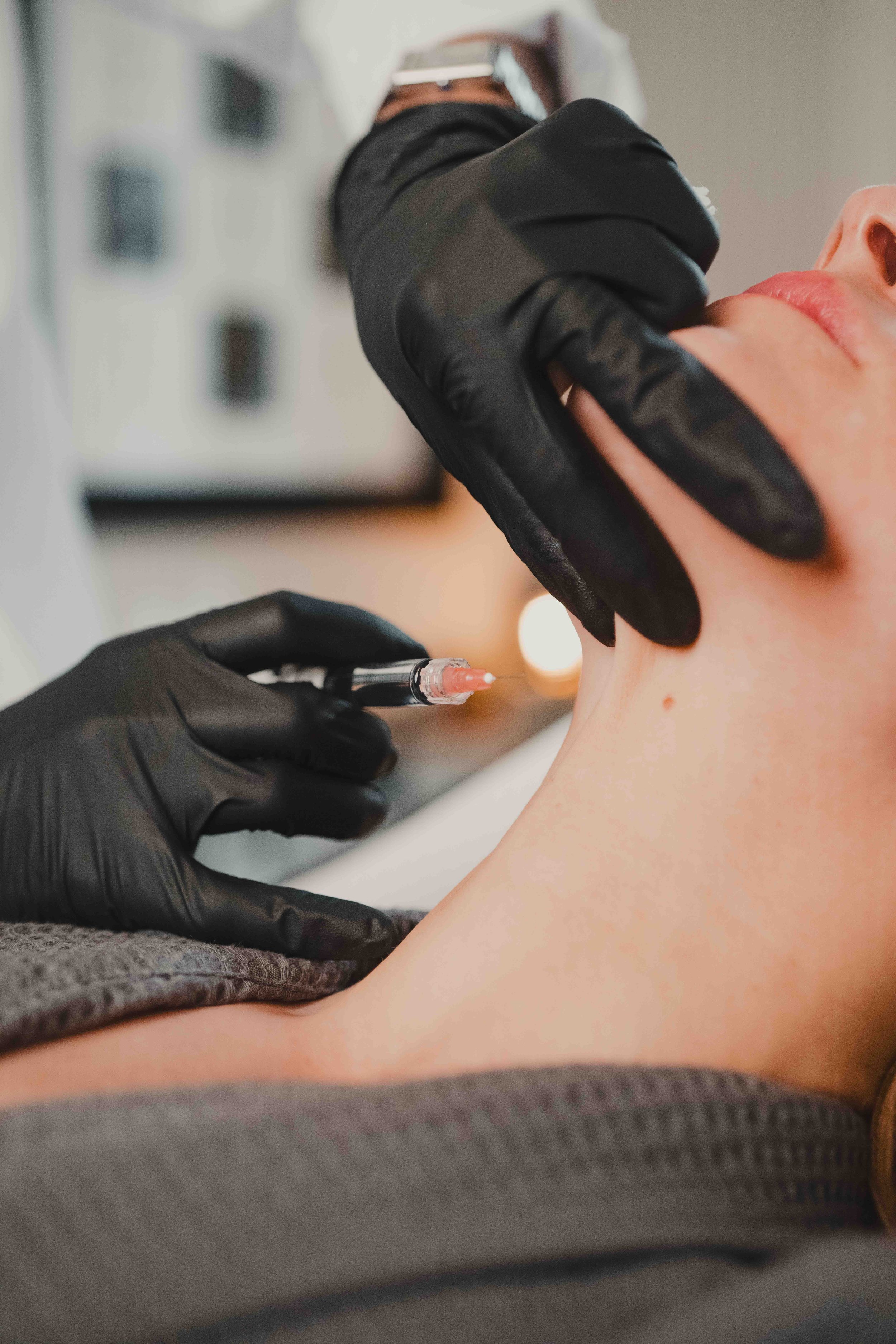 Injectable treatment for neck