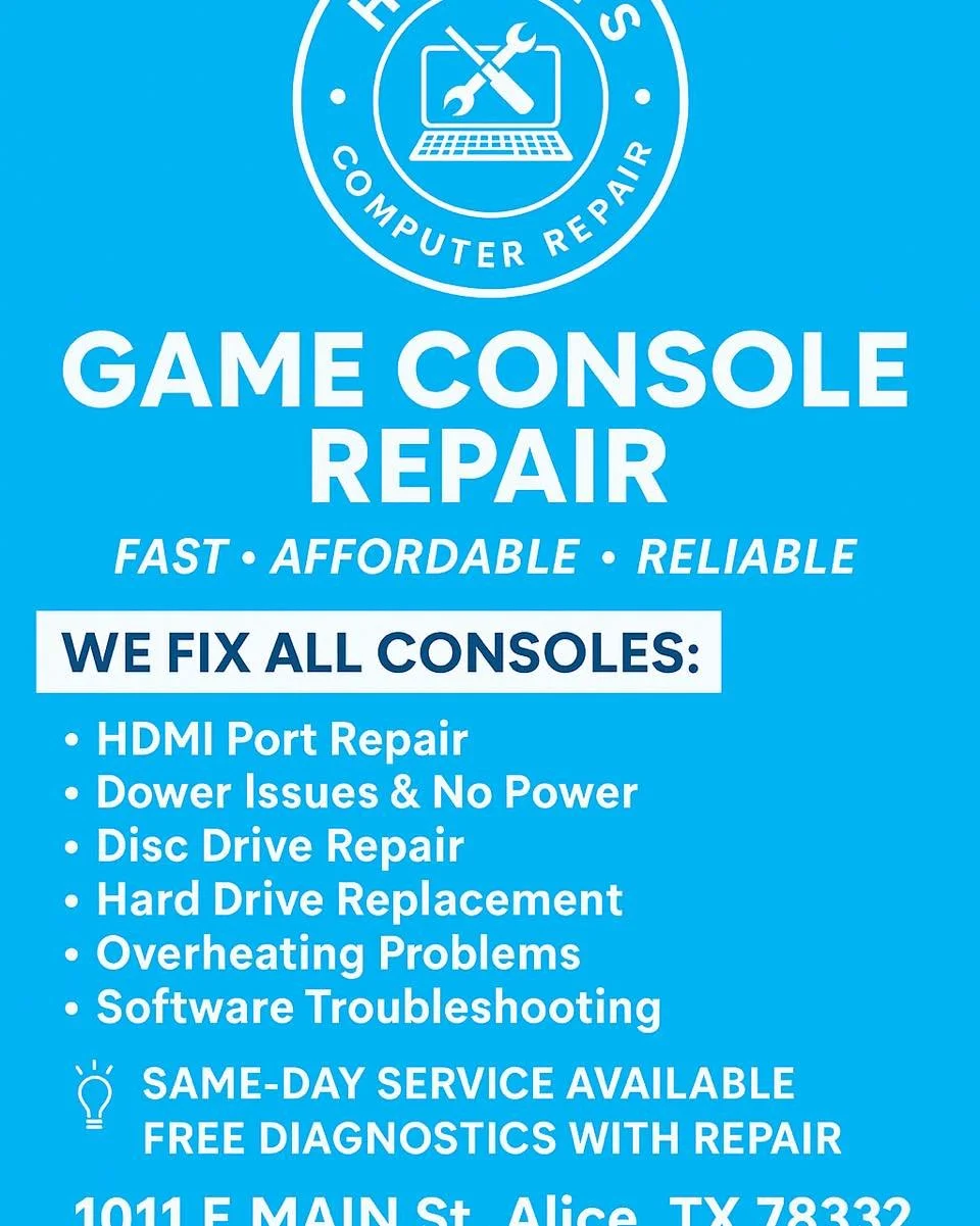 1.	🎮 &ldquo;If your console&rsquo;s overheating, it&rsquo;s not trying to cook dinner&hellip; it just needs fixing.&rdquo; 🔥😂
	2.	🎧 &ldquo;Stick drift got your character spinning in circles? Don&rsquo;t worry, we can straighten them out.&rdquo; ?