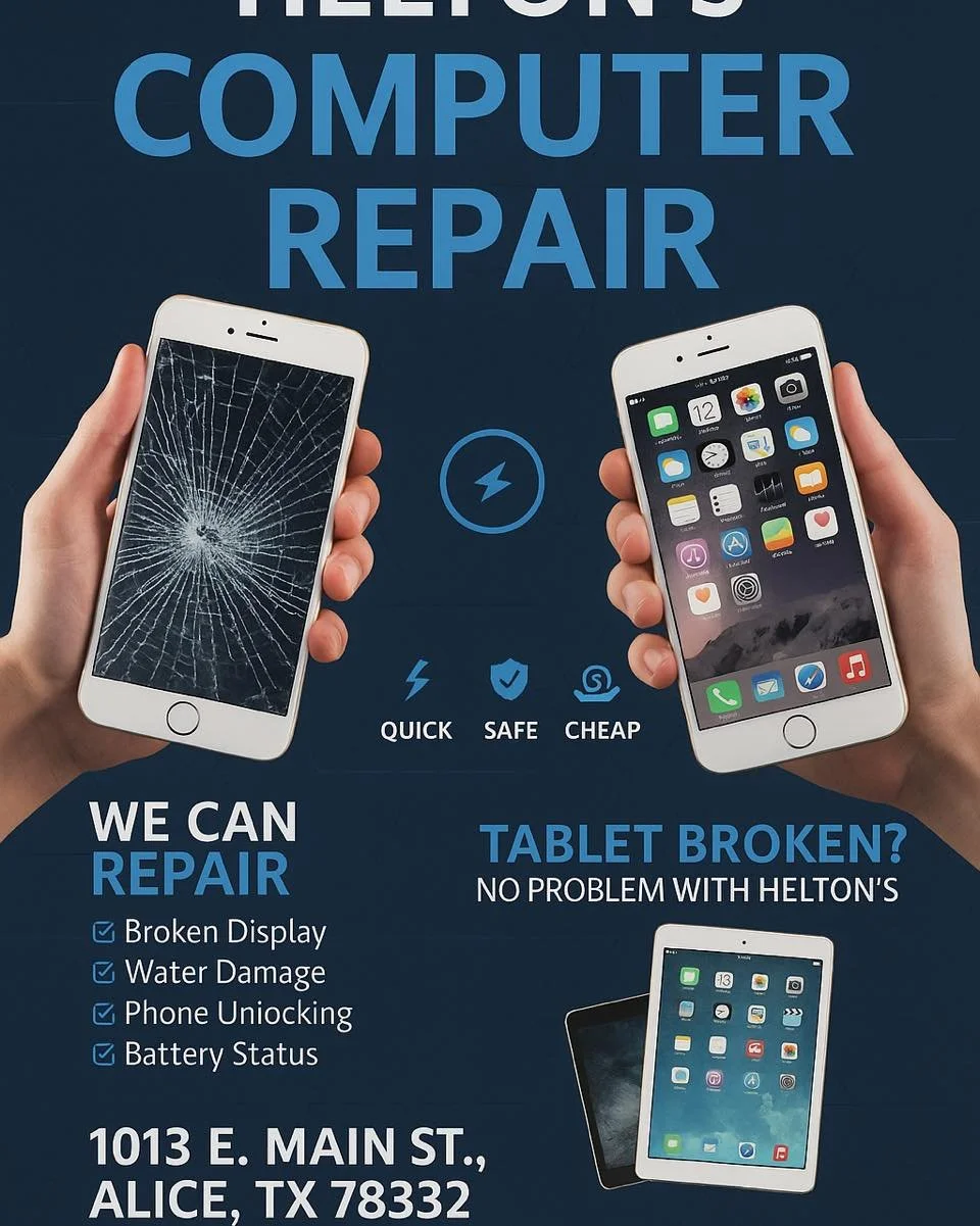 We open are 10-10 today come by see us mention this ad for 10% off your repair