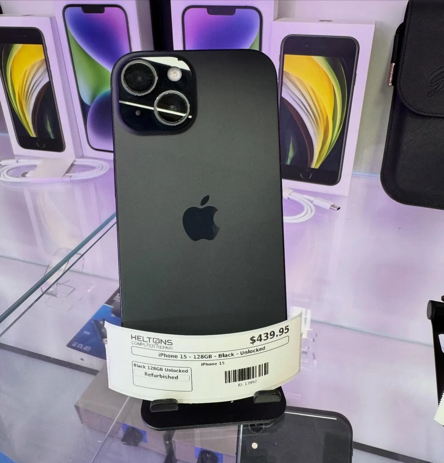 iPhone 15 - 128GB - Black - Unlocked: $439.95