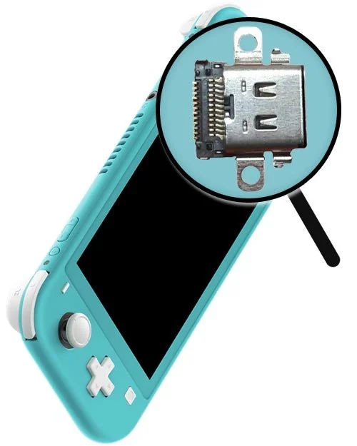 Nintendo Switch Lite Charging Port Repair