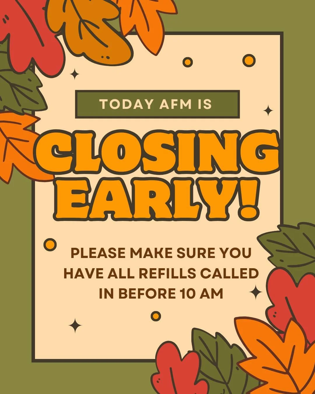 Just so you know....