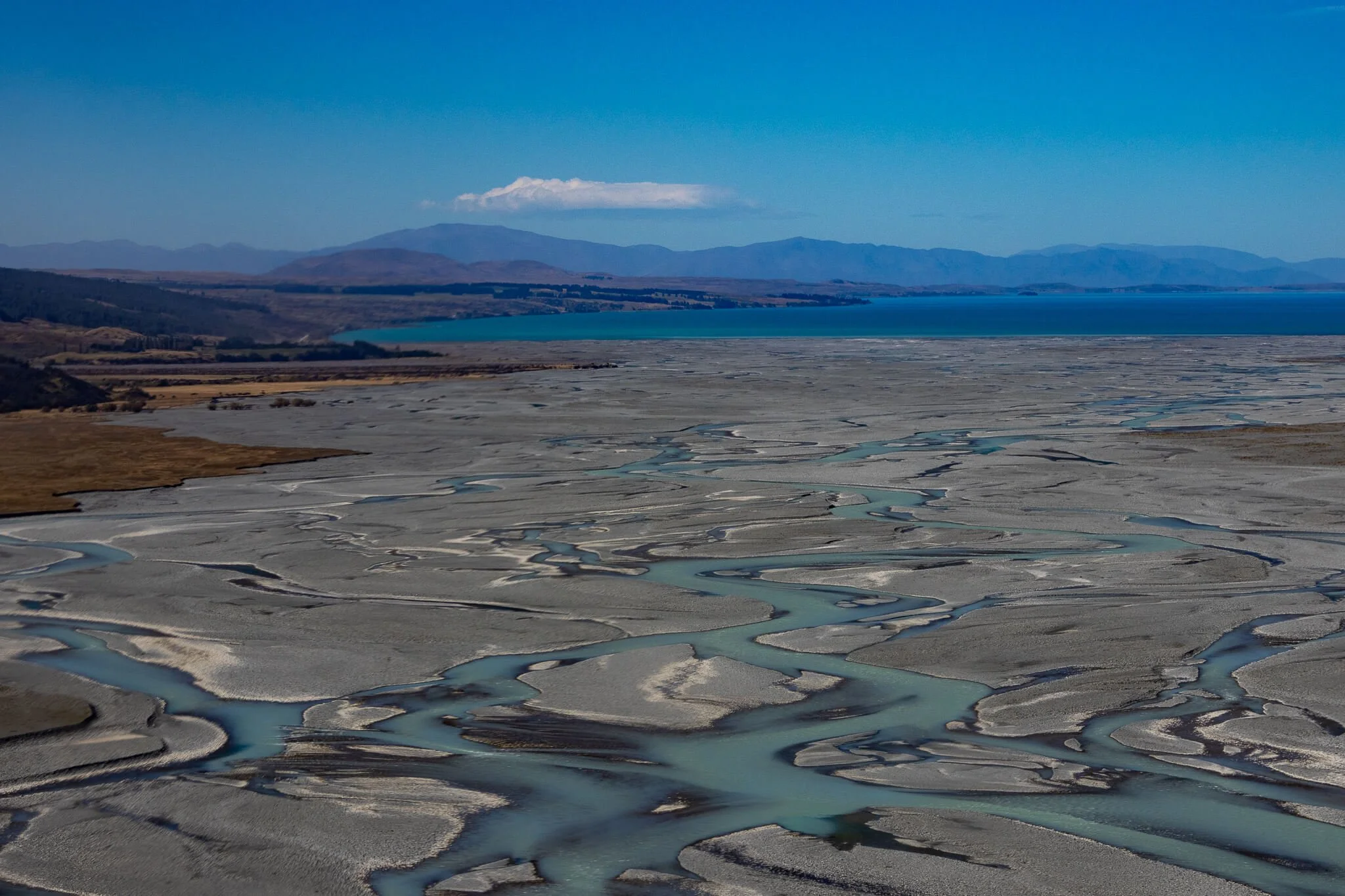 View from the Heli - Day 1 A20 Bike Tour