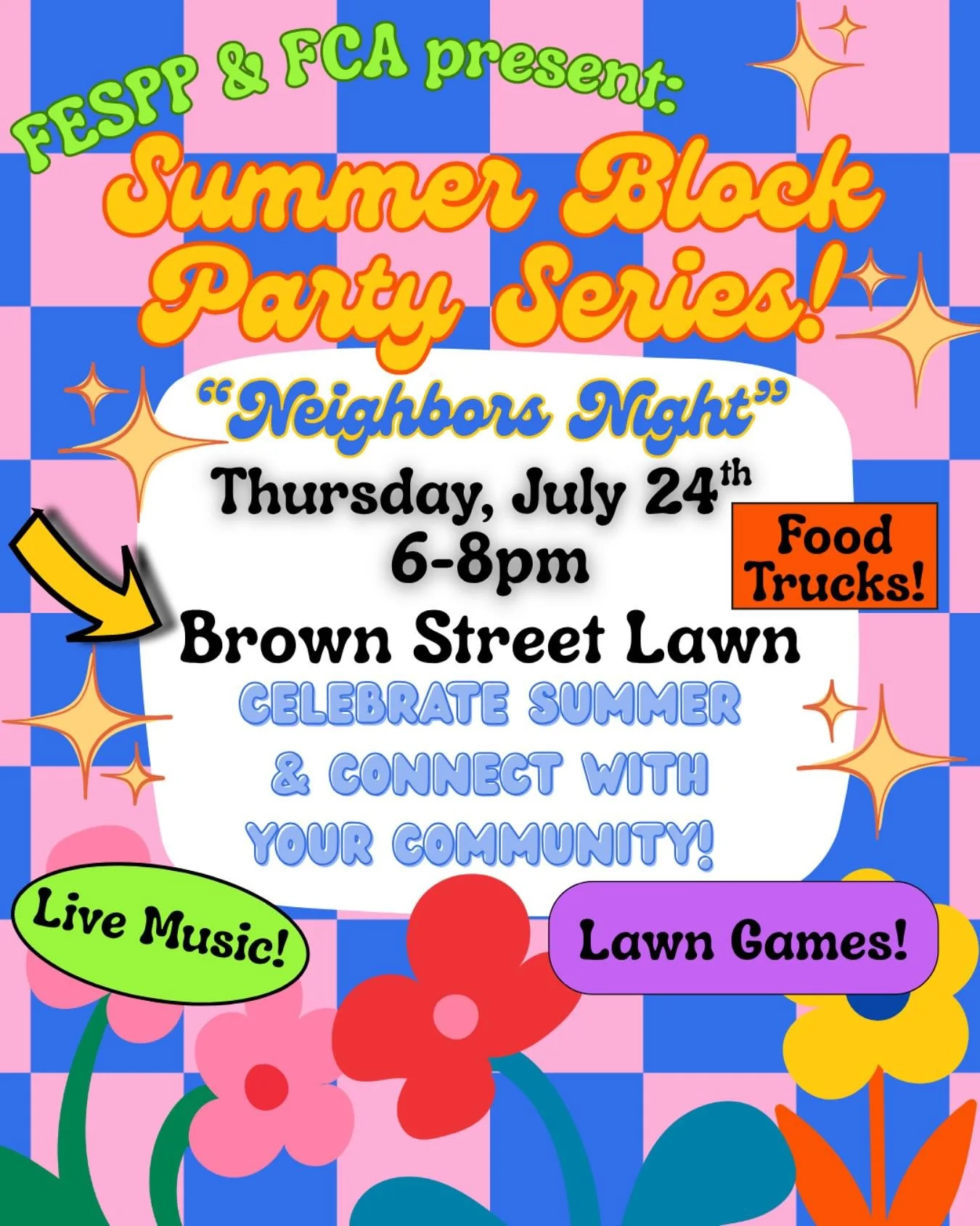 Join us for an exciting evening at the kick off of our Summer Block Party Series event on July 24th from 6 to 8pm! This community gathering will be the perfect opportunity to enjoy warm weather and connect with neighbors! The event will feature live 
