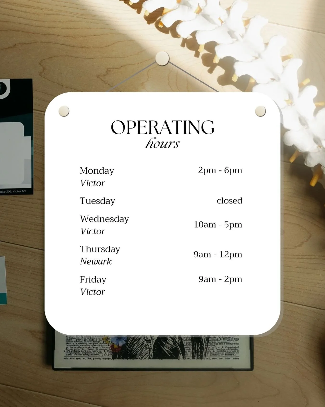 Please note that we are an appointment only office, and aren&rsquo;t able to accommodate walk ins at this time. 

That being said, we usually have same day appointments available! Give us a call at 315-563-5494