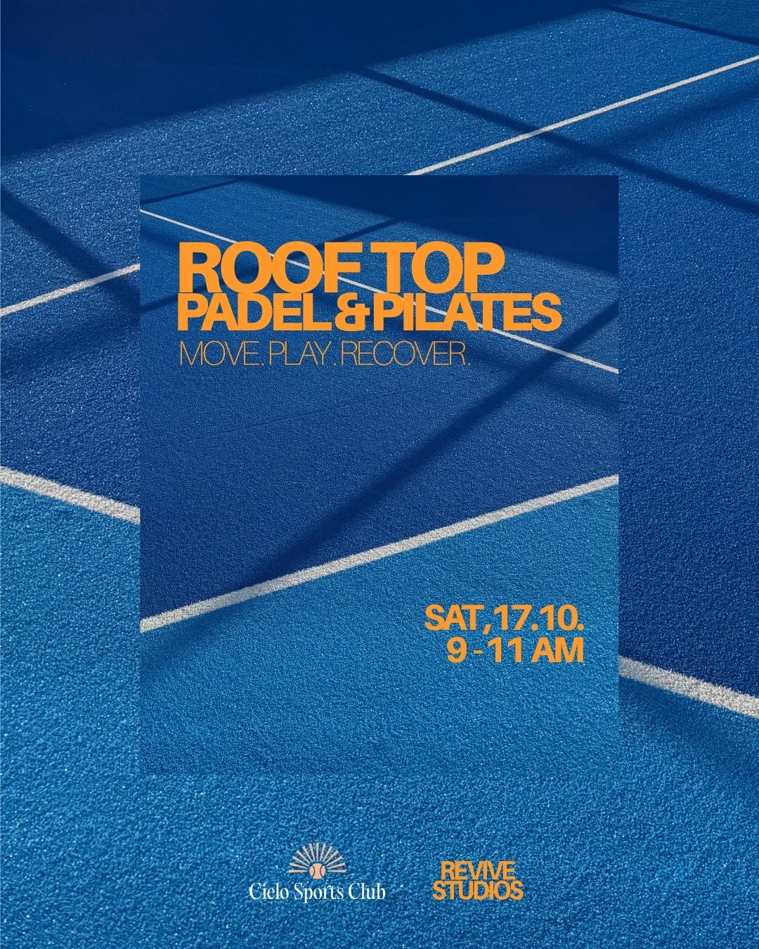 Rooftop Padel & Pilates – Move. Play. Recover.