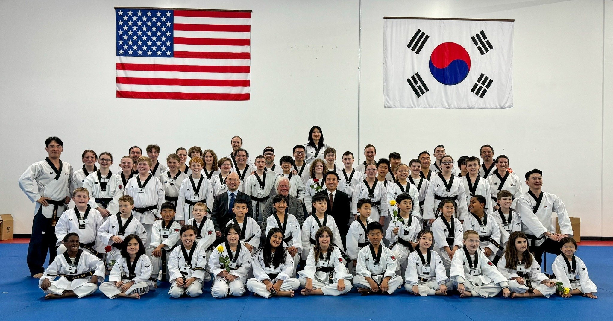 Congrats! Earning a Black Belt takes years of consistent training and determination. We are so proud of all of these students, and thankful for the support their families provided along the way! We hope you always carry this experience with you, alon