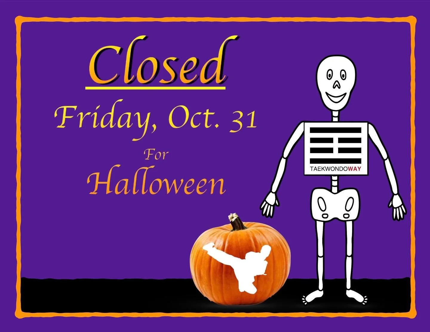 The “Class Masquerade” starts today! Last week students received a scratch mask to decorate, this week they can wear it to class and get a sweet treat. We will be closed Friday for Halloween. 🎃