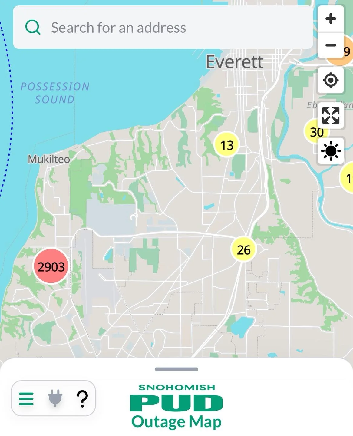 🌬️ It&rsquo;s a windy day! We still have power and will be open for classes this afternoon, but will up date on social media if anything changes. Please only come to class if it is safe for you to do so! 

You can use the Snohomish PUD Outage map to