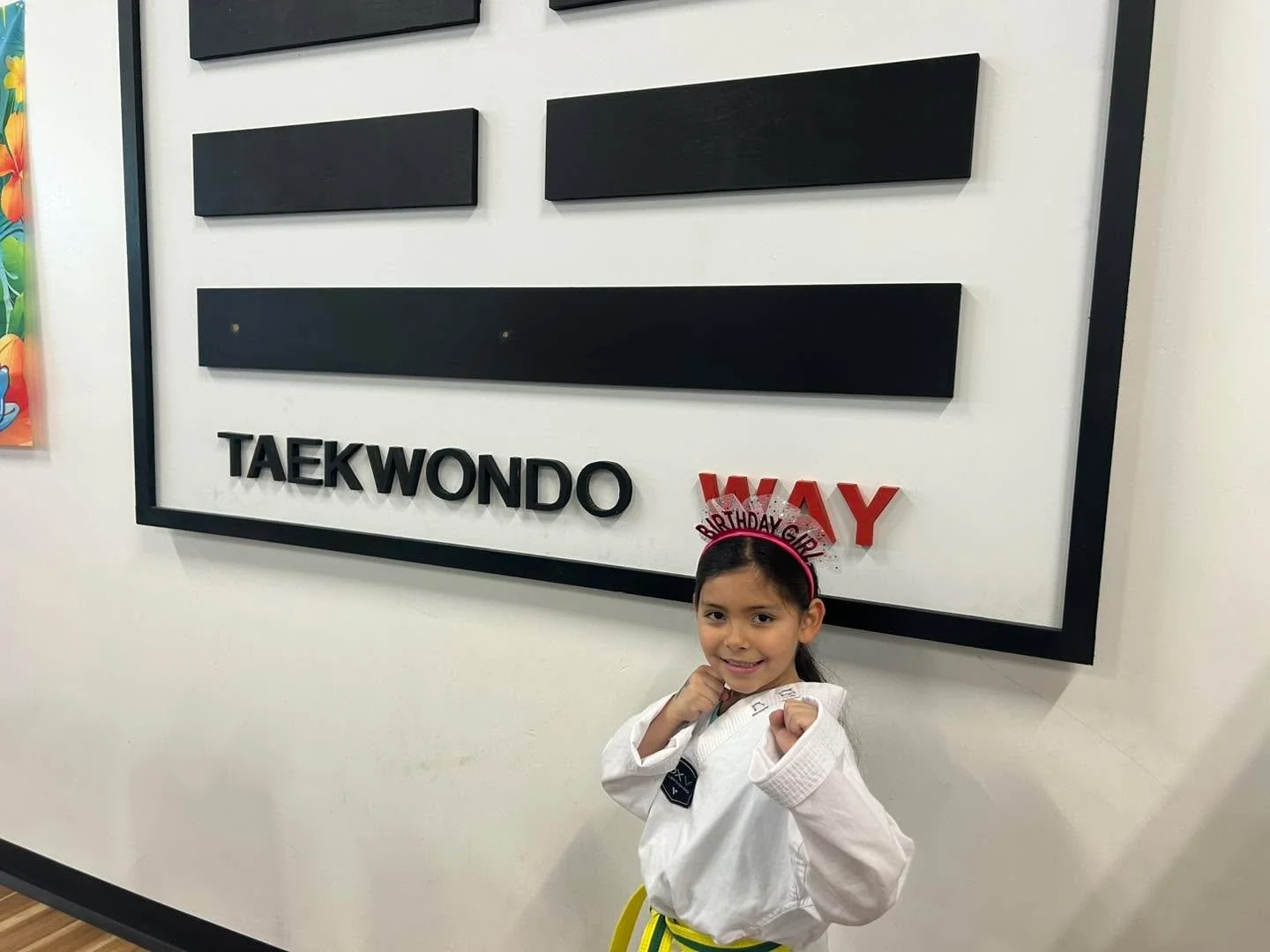 Happy Birthday Madelyn! Over the weekend we celebrated Madelyns birthday at Taekwondo! Everyone had tons of fun and we hope to see you all for classes! If you are wanting to sign up for your own birthday party at Taekwondo please come see the front d