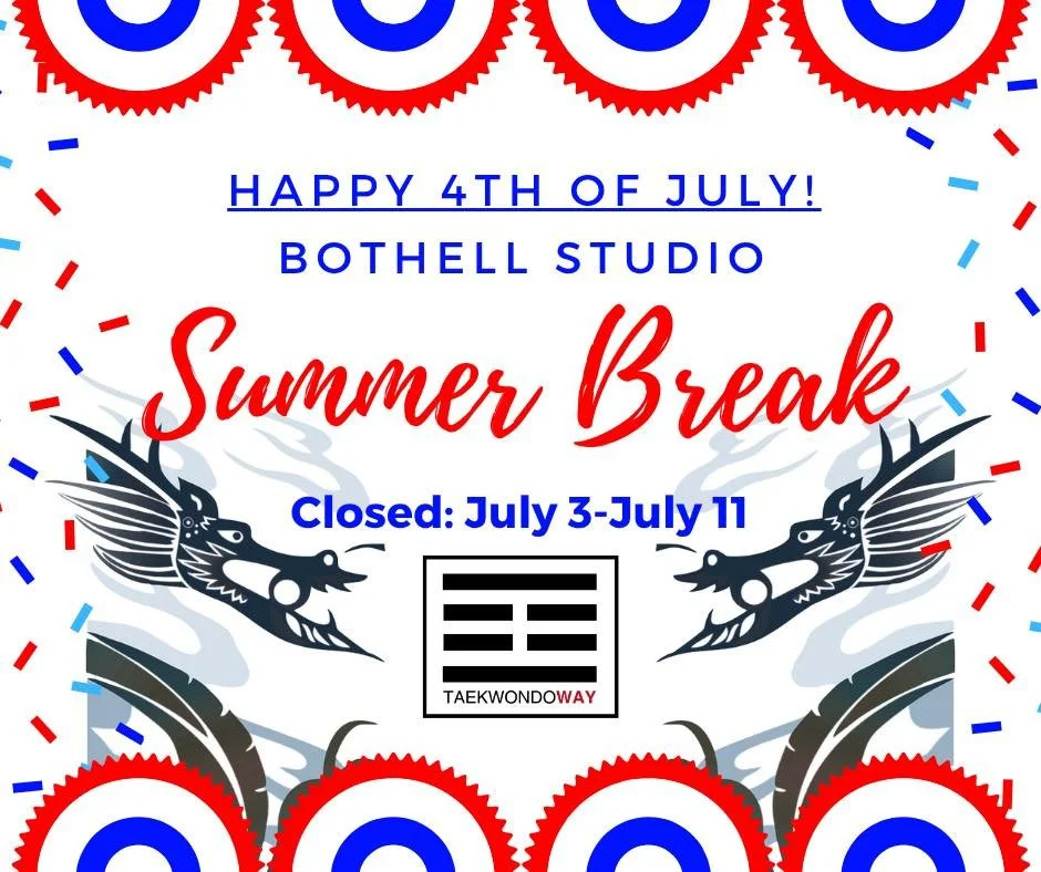 Just a reminder, we are open this week through Thursday, then we will be closed for our Summer Break.