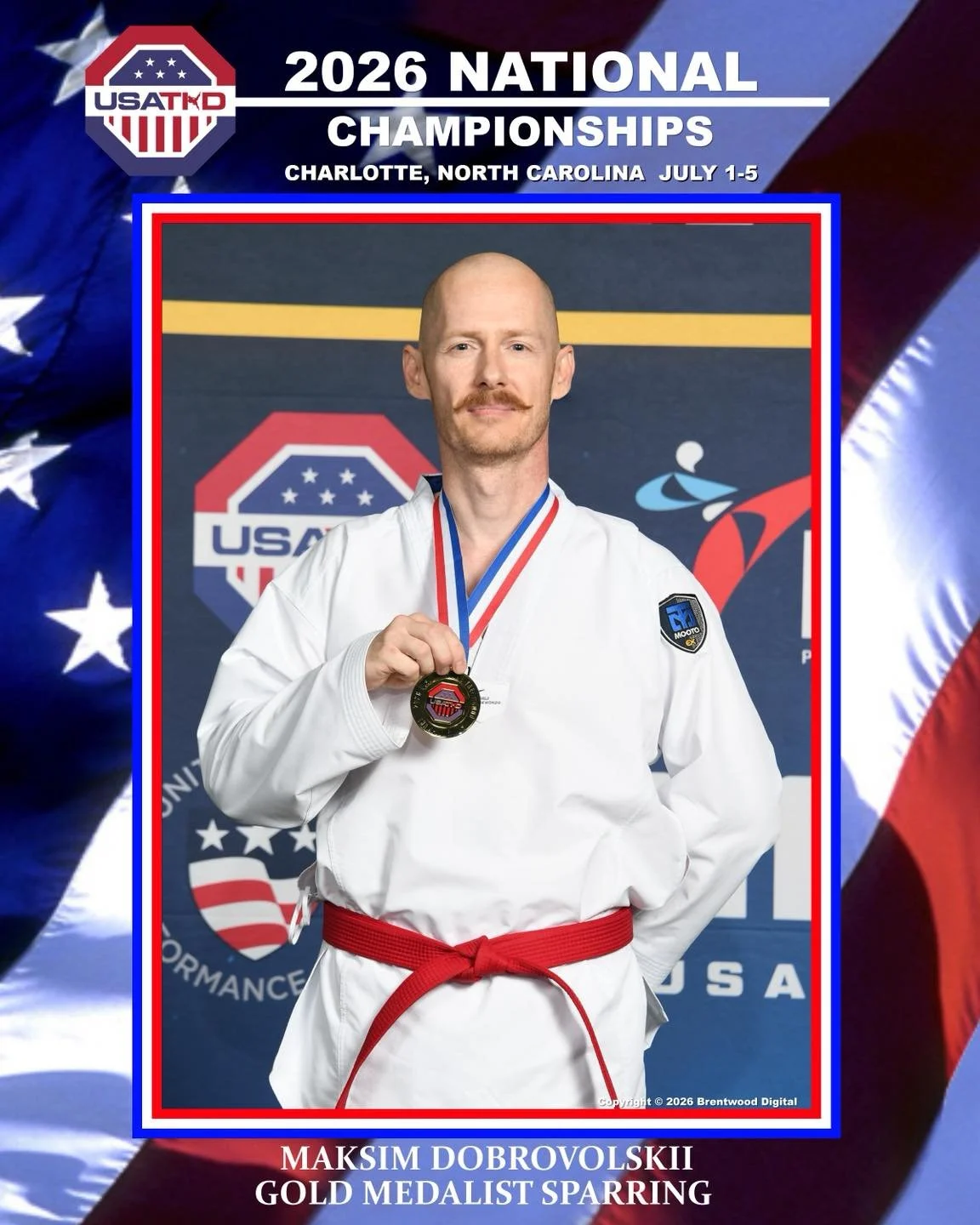 Congratulations to Maksim Dobrovolskii! Over summer break he went to North Carolina and competed in sparring in the USATKD Nationals and got 1st place! If you see him in class make sure to say congratulations!