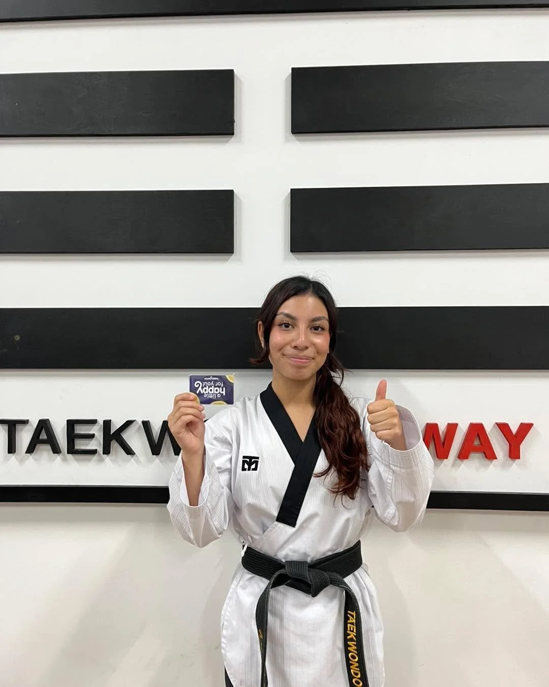 Yesterday our leadership team did a competition with each other for who had the best/knew the most forms and who could tie a belt on a student fastest and the most accurate! Our winner of the forms was Harper! And our winner for the belts is Instruct