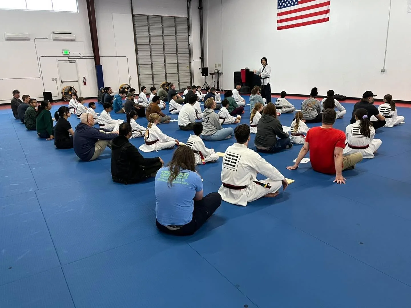 Getting ready for Black Belt testing! All of our testing candidates did their endurance training today! Long and hard work but they all did great!