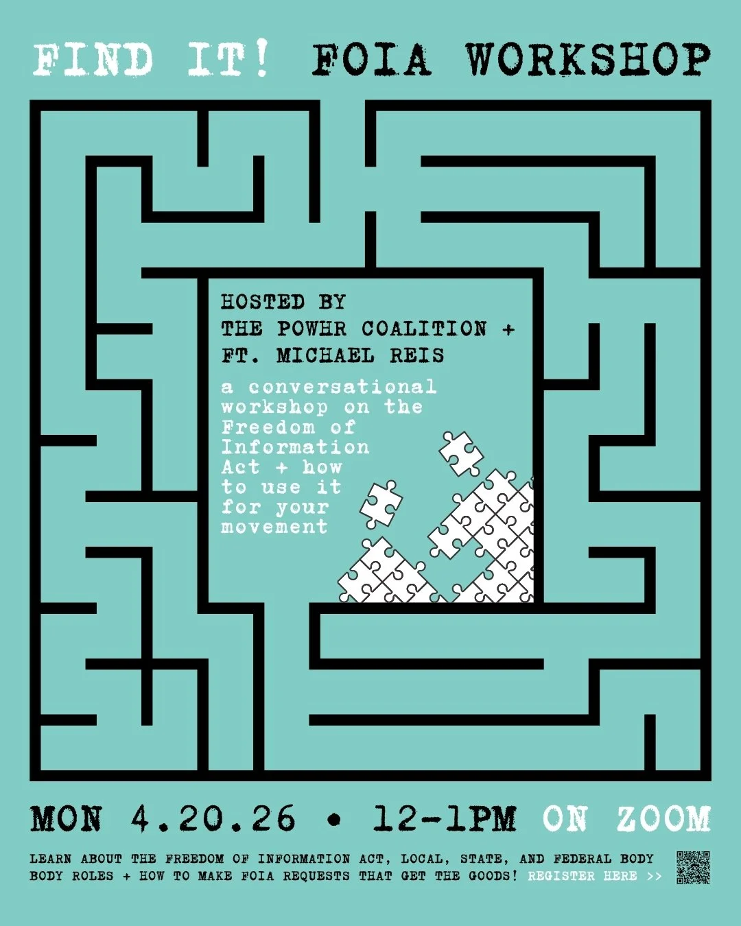 FOIA Workshop with Michael Reis