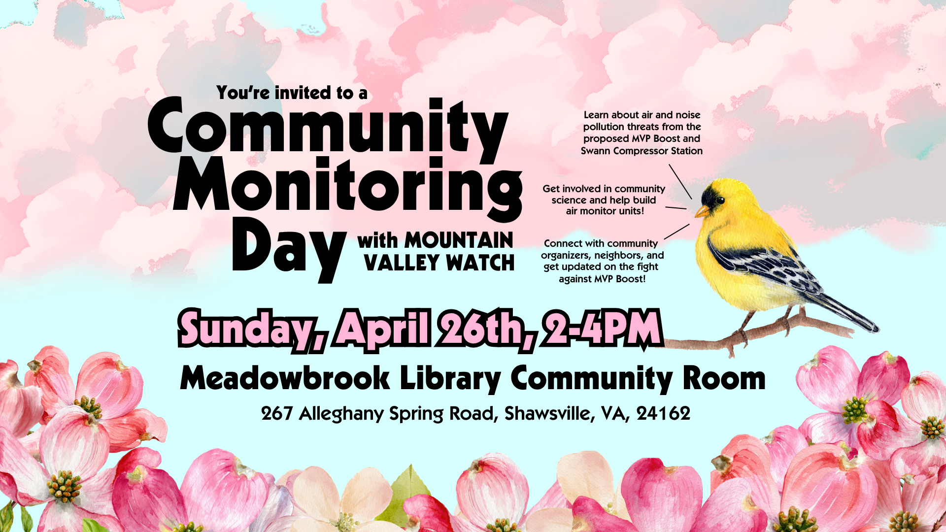 Community Monitoring Day with Mountain Valley Watch