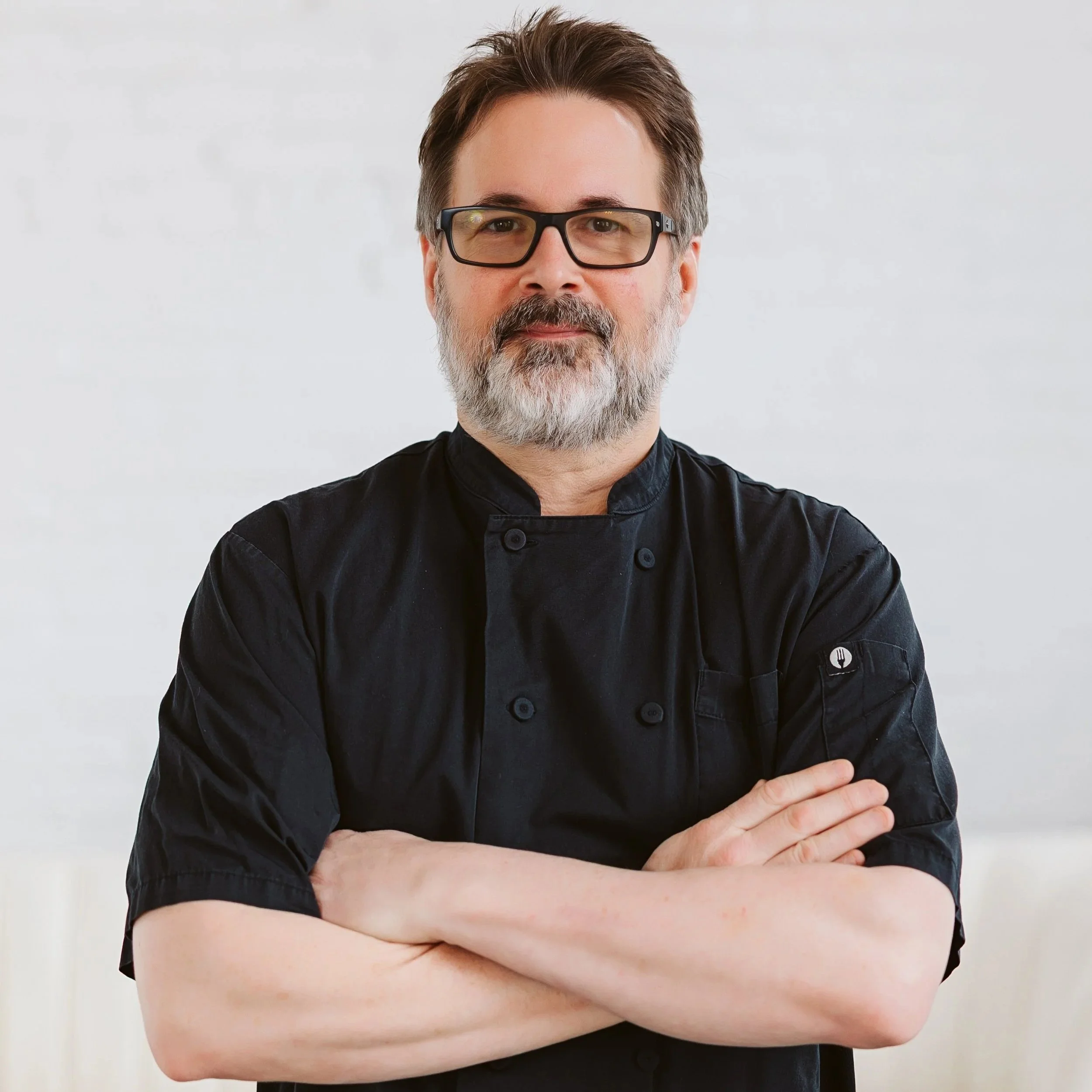 A headshot of Matt Annand, our executive chef of Northern Pacific Center and Clocktower Hospitality and catering, located in Brainerd, Minnesota