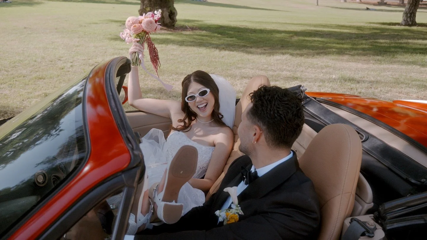 Nothing like a fun loving couple on a fun loving day! 🎥 

We had the pleasure of capturing Evan + Jenna&rsquo;s wedding day in San Diego at @lot8sd 

Digital + Super 8 Film &mdash; Inquire today, now booking &lsquo;26 + &lsquo;27 | www.inlandfilms.c