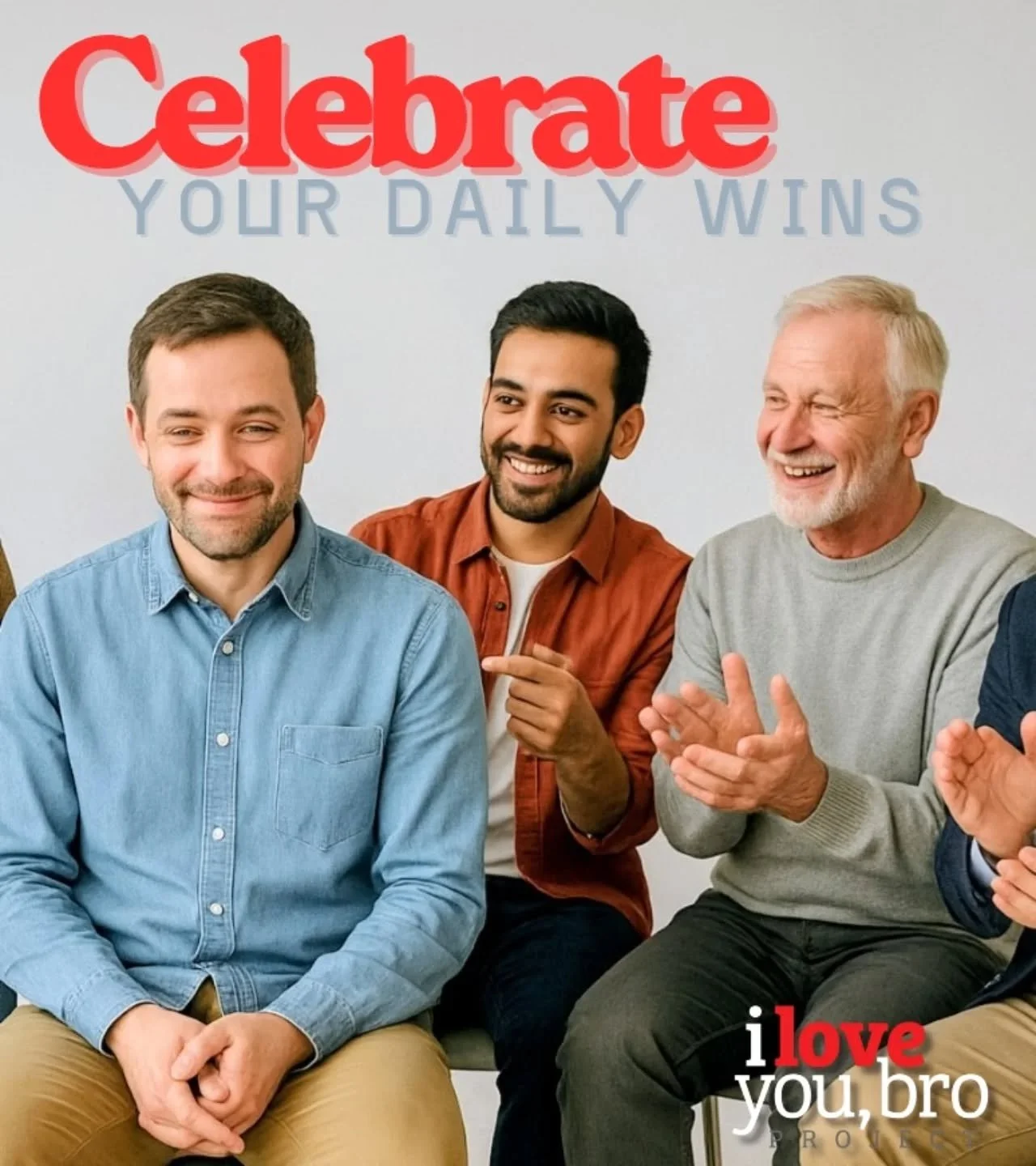 CELEBRATE YOUR DAILY WINS
“Every win, no matter how small, builds your confidence and reminds you that you’re capable.” — Unknown
YOU ARE WORTH CELEBRATING.
Bros, we gotta start celebrating ourselves more! 
And not just wh