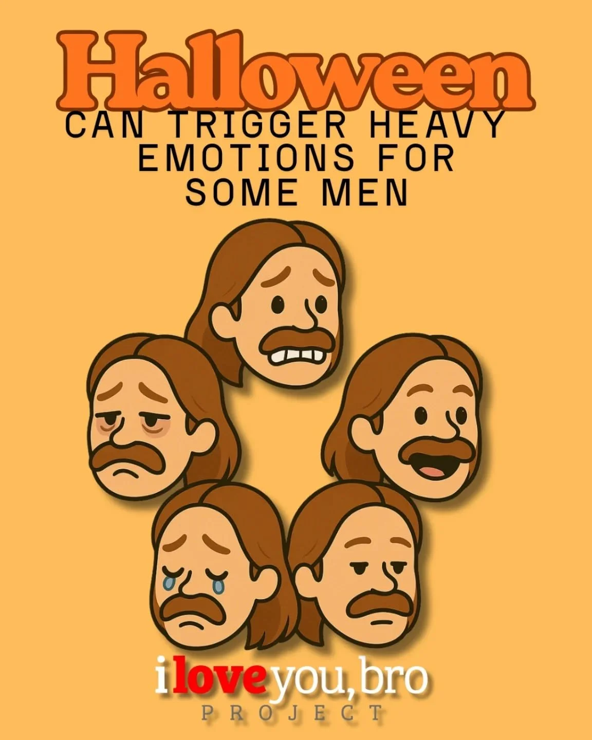HALLOWEEN CAN TRIGGER HEAVY EMOTIONS FOR SOME MEN
While Halloween is fun for many, it can quietly stir up painful feelings for men who are already carrying some emotional or mental weight.
The costumes, parties, and even trick-or-treaters can somet