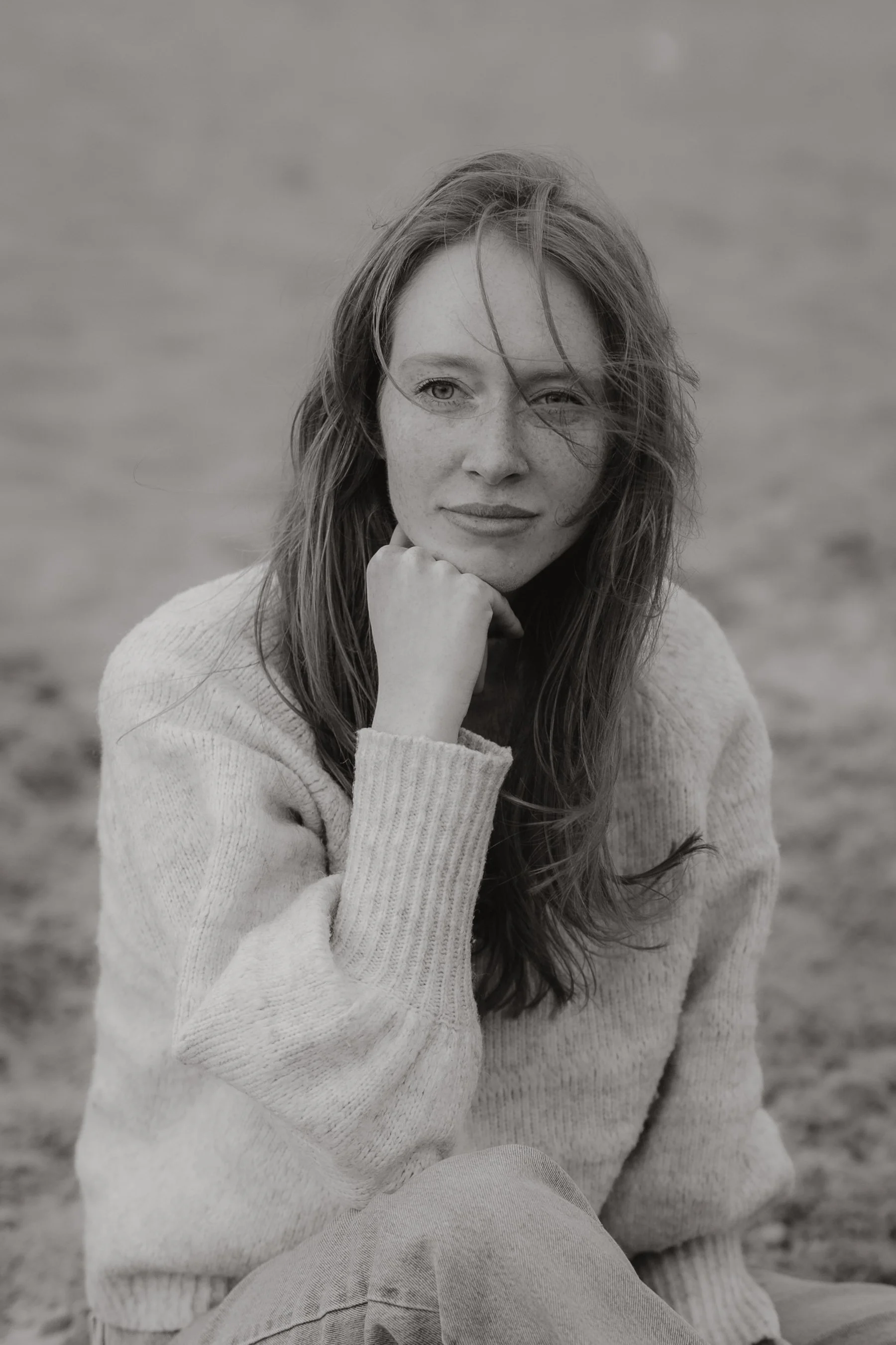 Portraitshooting in den Dünen von Zandvoort, Niederlande