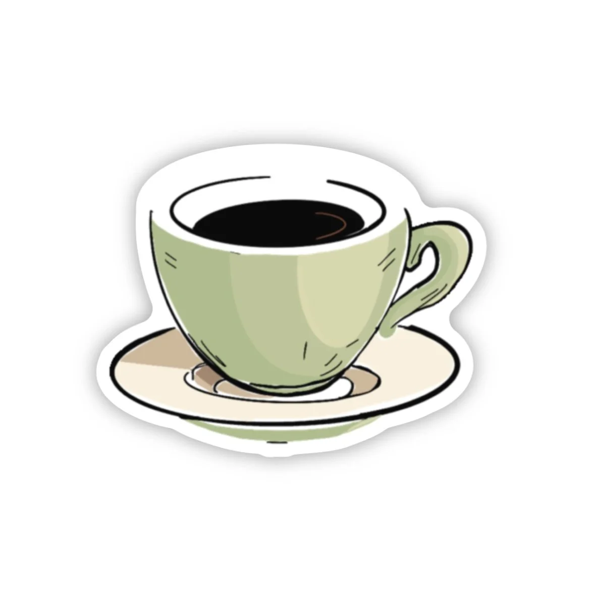 One More Cup Sticker