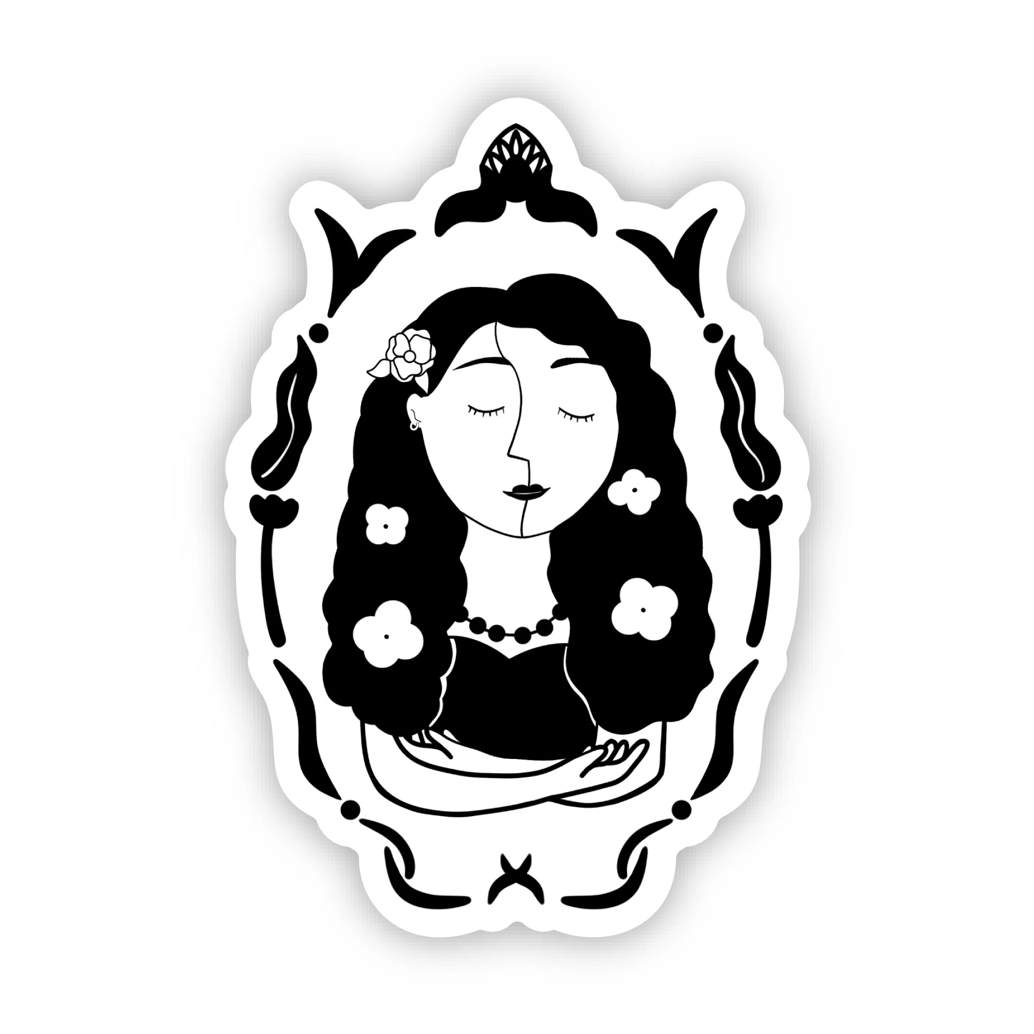 Flower Girl Sticker