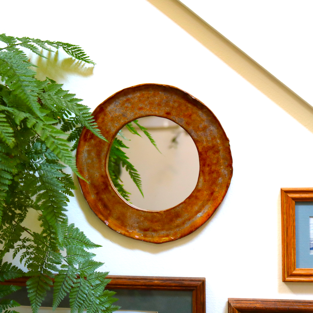 Wall Mirror - Maple Orange