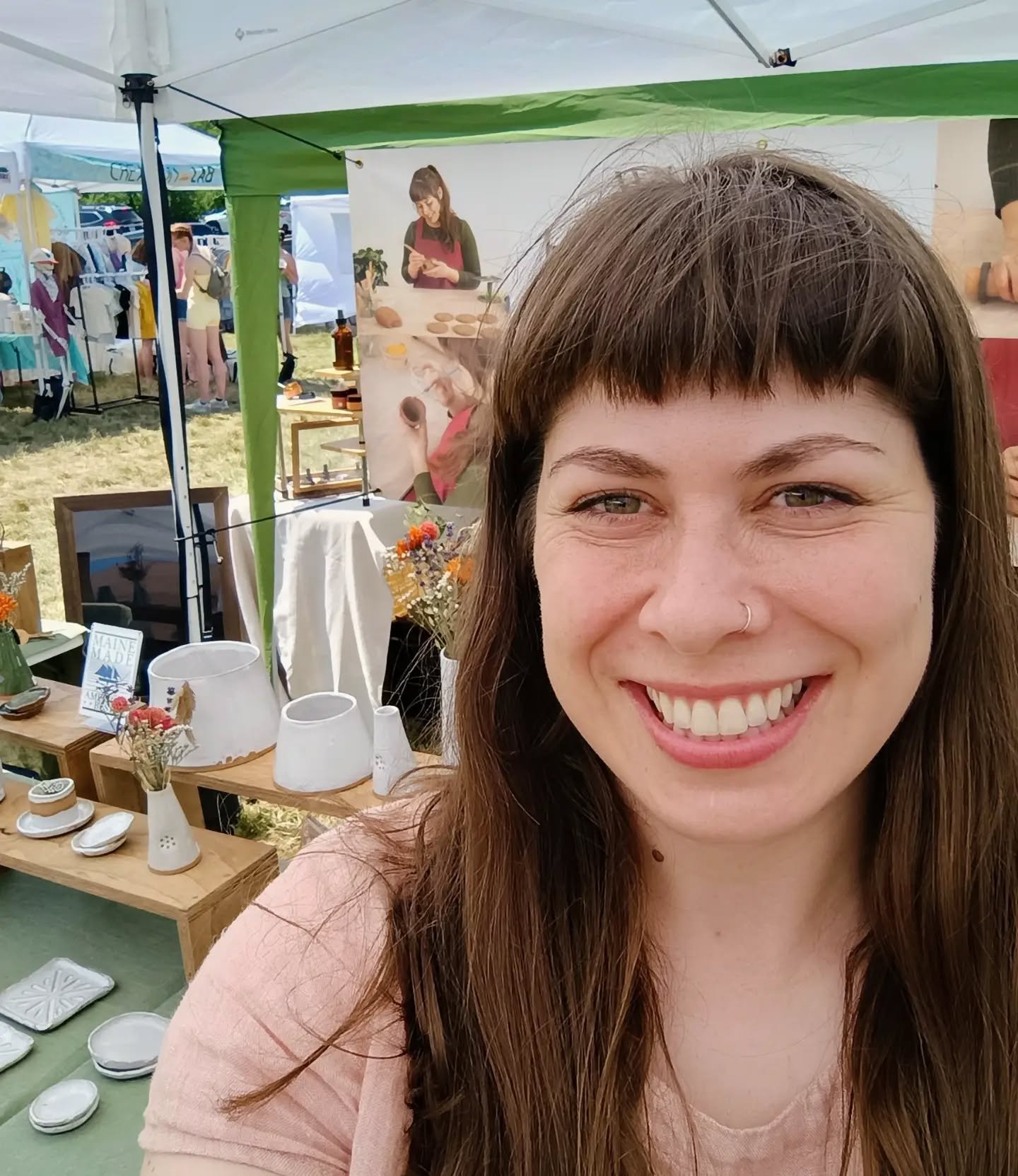 I am so incredibly grateful to all my people who came out today, said hi, chit chatted, talked shop, laughed at my jokes, and maybe even brought something that I made into their lives. 

What a kickass day.  Thank YOU! 💕

Next Market: Portland Fine 