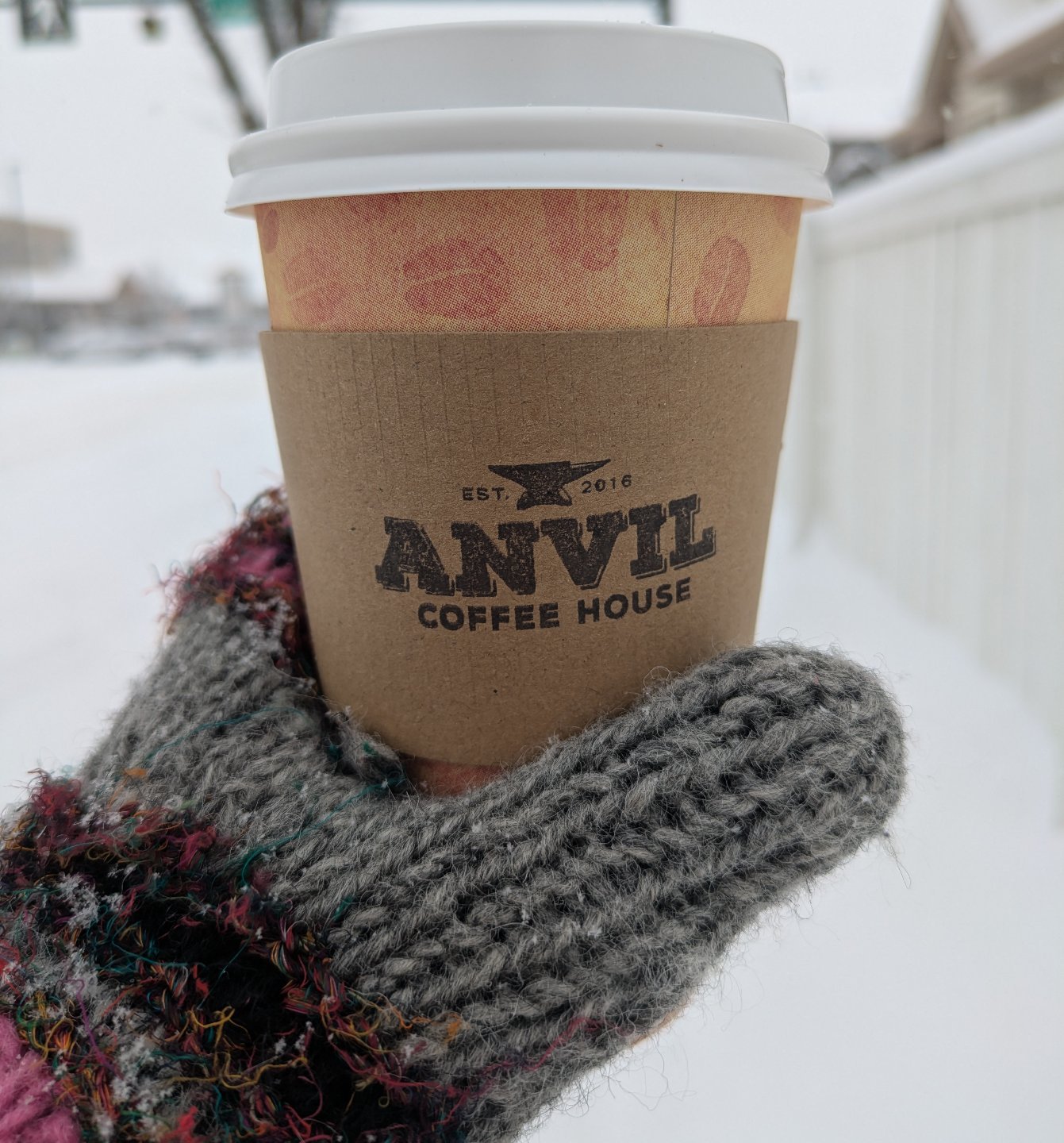 Who got their Anvil fix today? It's beautiful outside!! ❄️ ☃️ 

#yeg #yegcafe #yegsmallbusiness #yegcoffee #supportlocalart #supportmakers #supportsmallbusiness #ottewell #edmonton