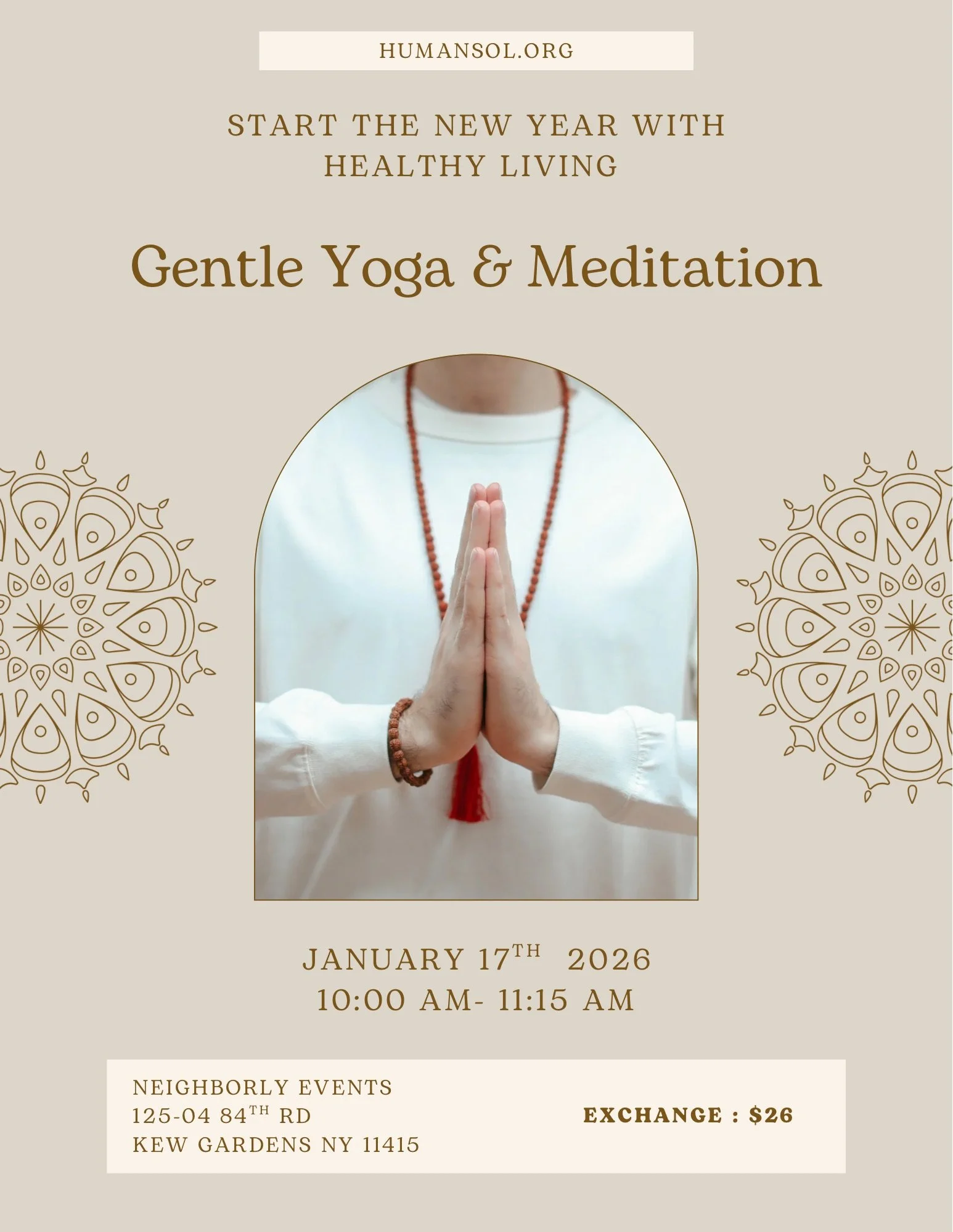 Gentle yoga & meditation 