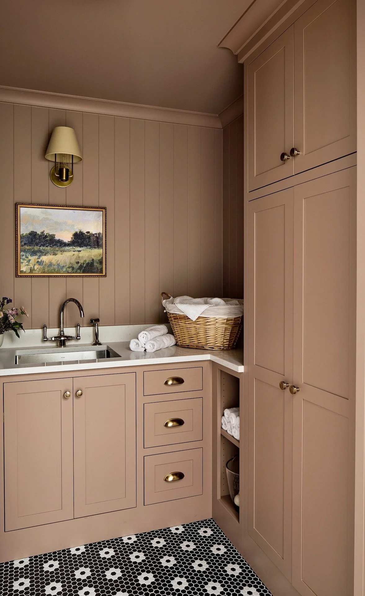 Pretty In Pink Laundry Room — Tanya Smith-Shiflett