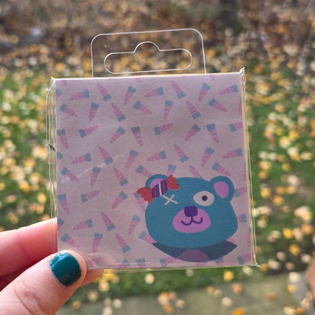 Sticky Note Sweetie Bear