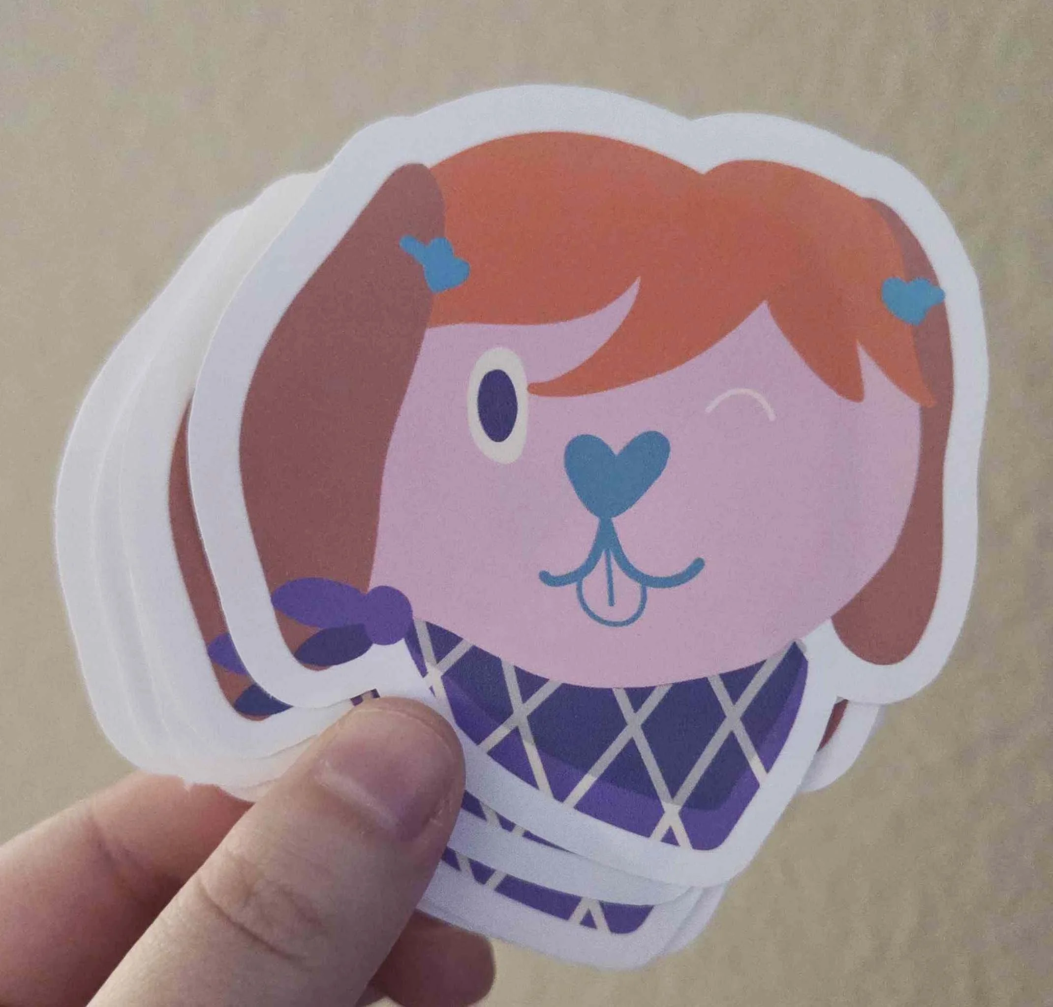 Silly Lolly Pup JUMBO Sticker