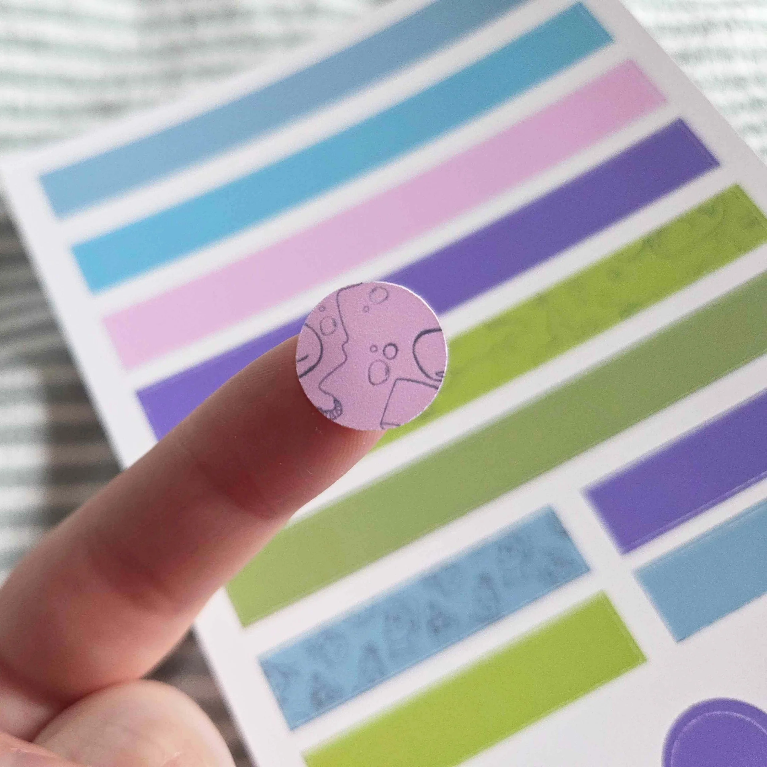 Journal Tape Sticker Sheet TCWL