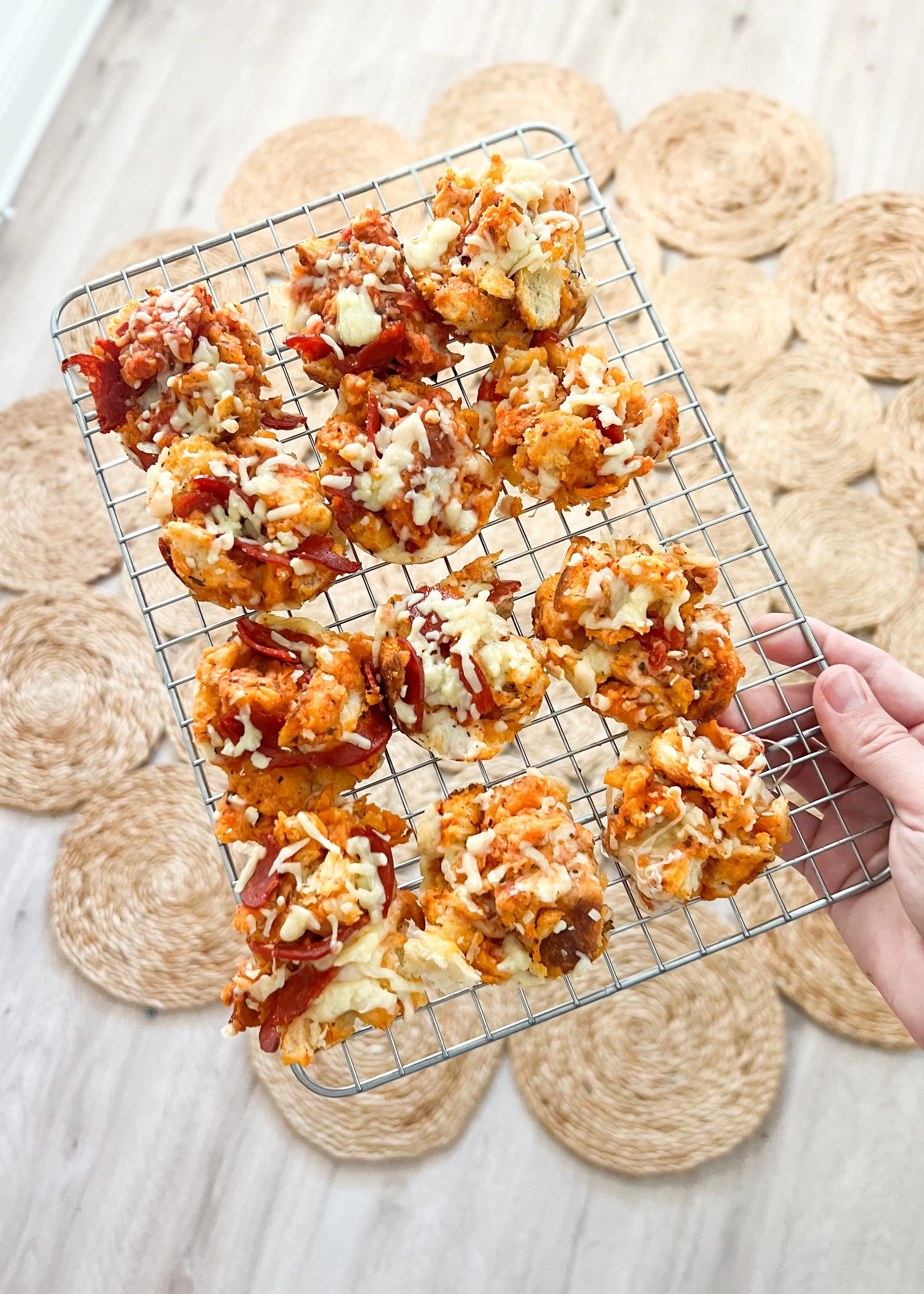 Drop Biscuit Pizza Muffins