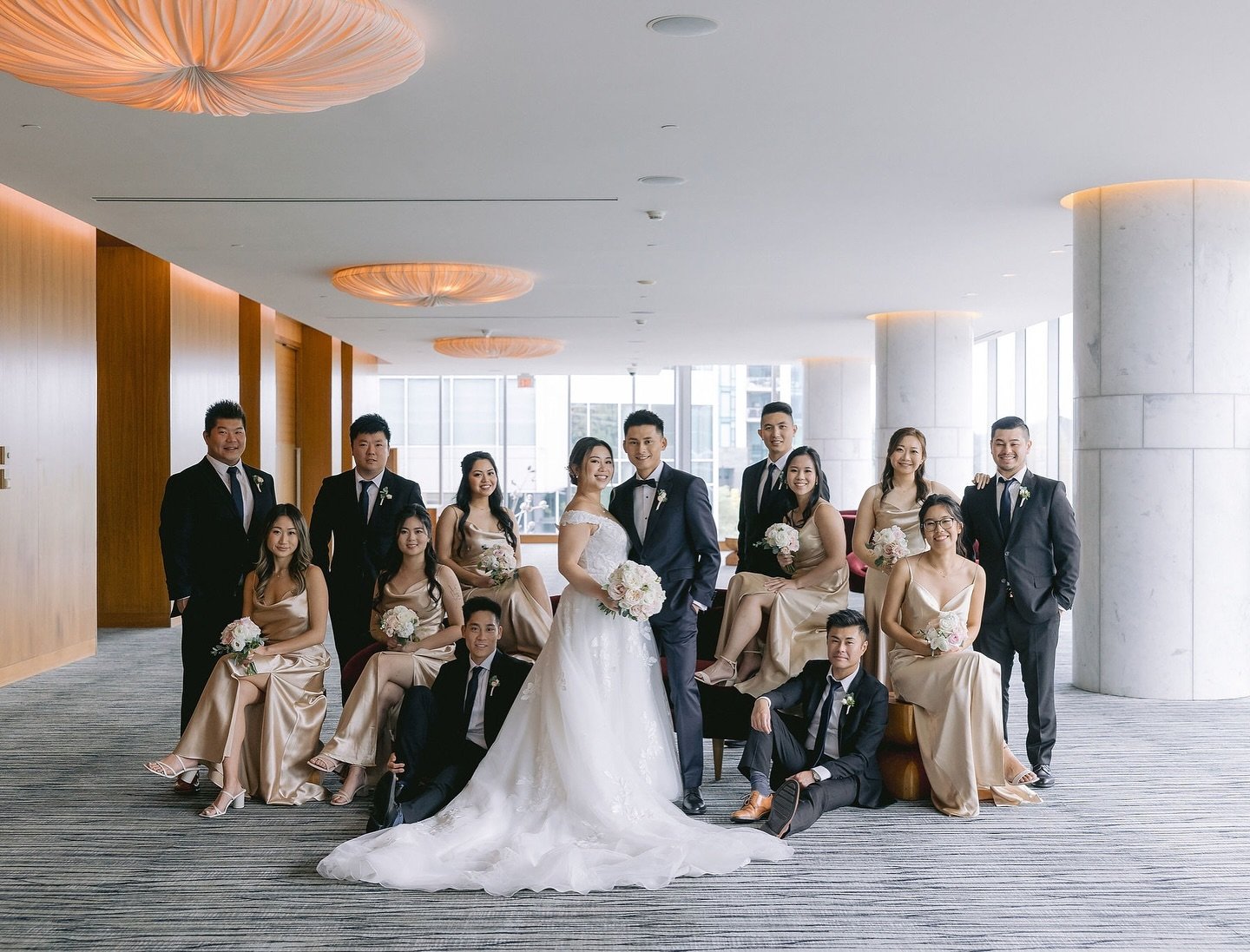 With our favorites by our side ❤️ #weddingpartygoals 

Planning @eternitymomentswedding 
Photo &amp; video @sowedding 
Makeup &amp; hair @silviapromua 
Venue @fairmontpacific @merinachandra
