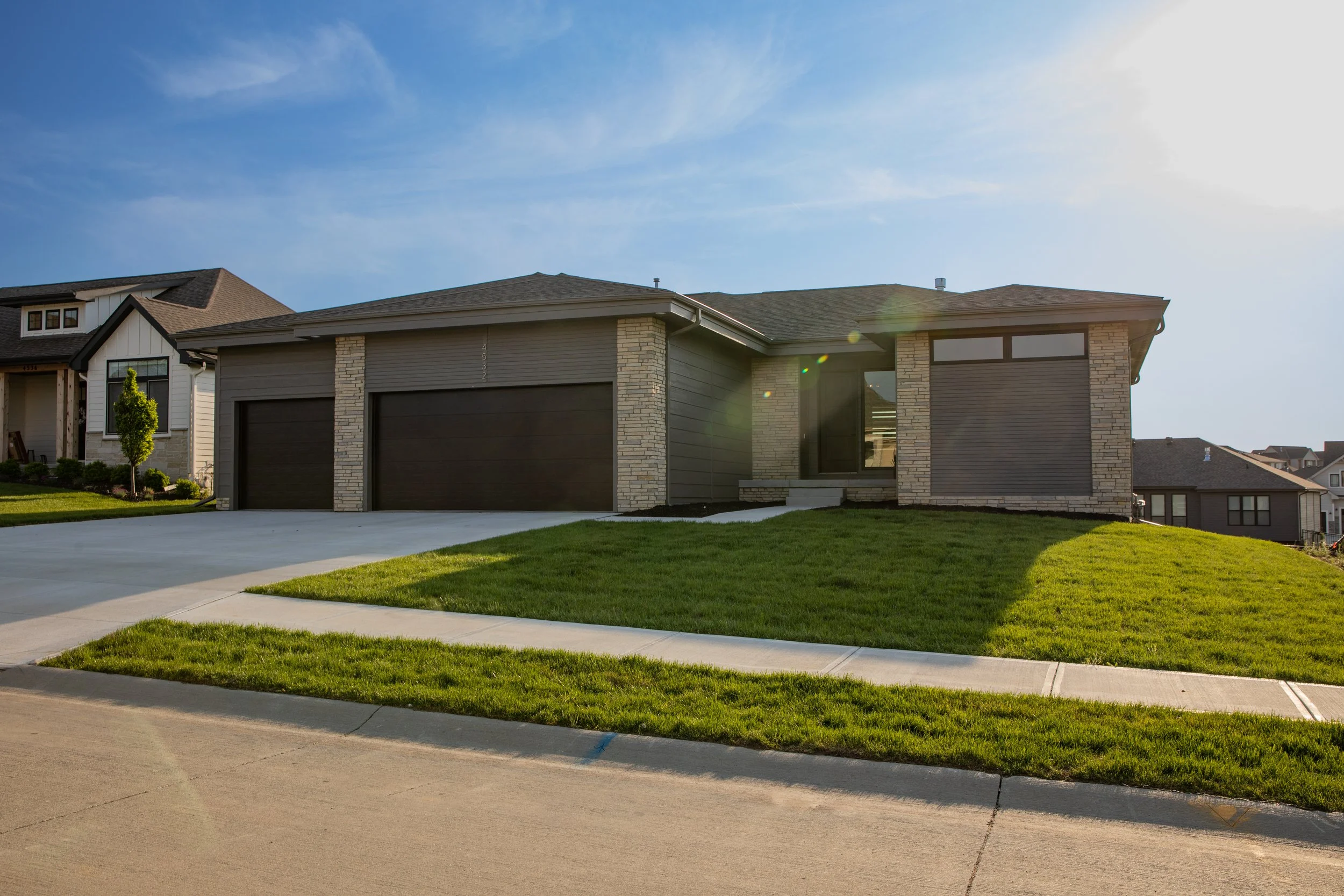 Blake Hunter housing development in Treynor Iowa lots for sale ready to build