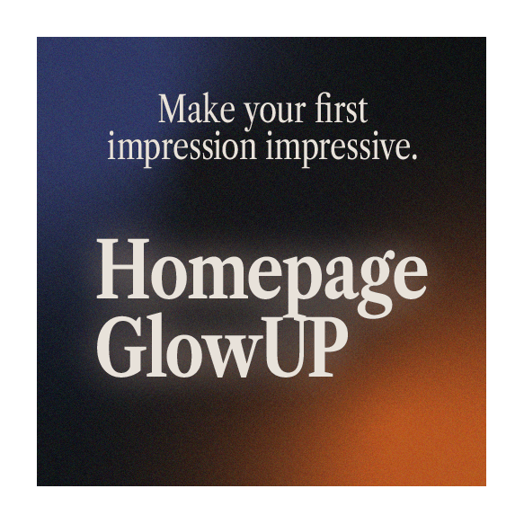 Homepage GlowUP