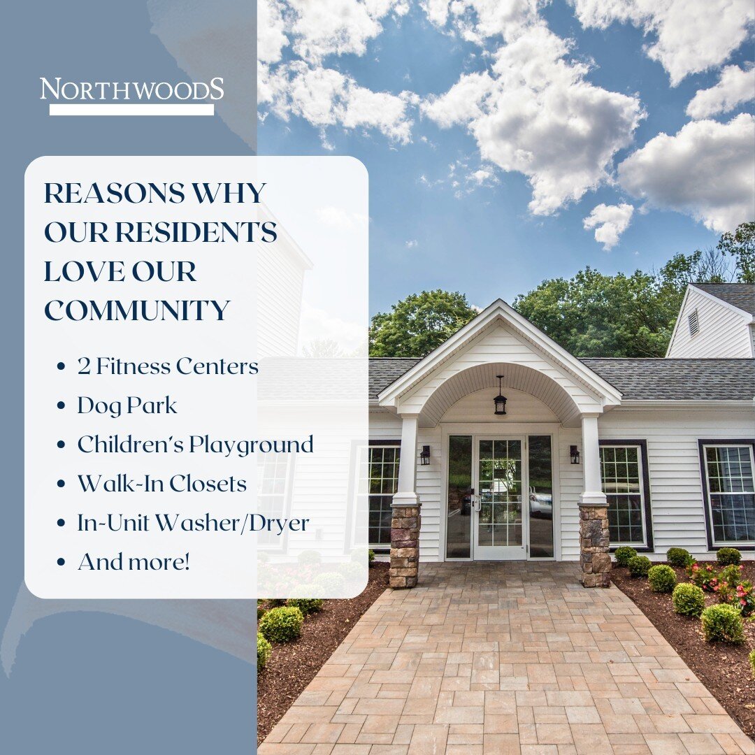 Comment below on what your favorite part of our community is!

#favorite #happyplace #weloveourresidents #lovewhereyourlive #northwoodsapts #connecticutapartments #connecticuthome #connecticutapartments