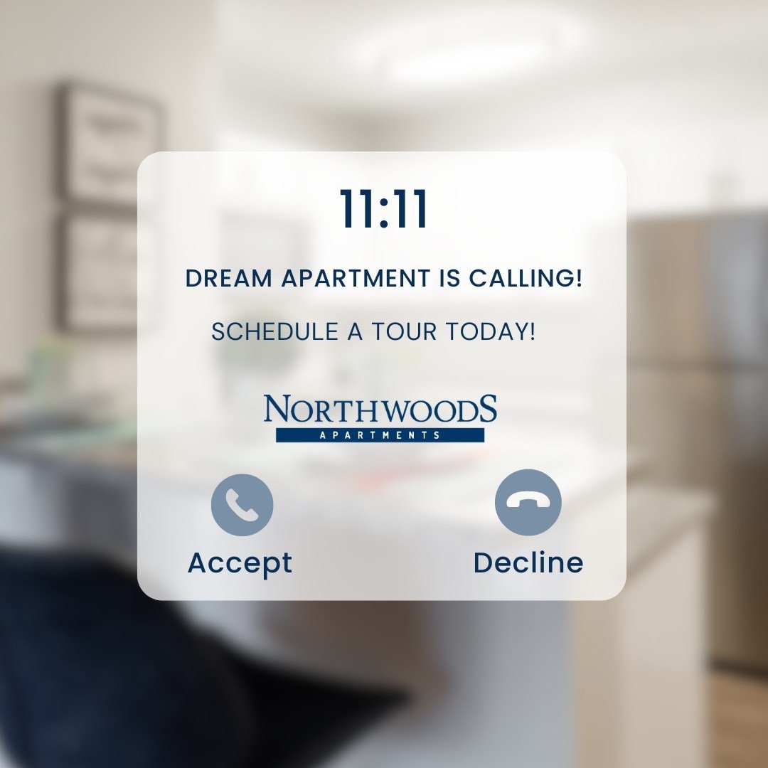 Isn't it time to answer the call from your dream apartment?!

#11:11 #1111 #manifest #wish #dream #nowleasing #available #apartmentsavailable #northwoodsapts #connecticutapartments #connecticuthome #connecticutapartments