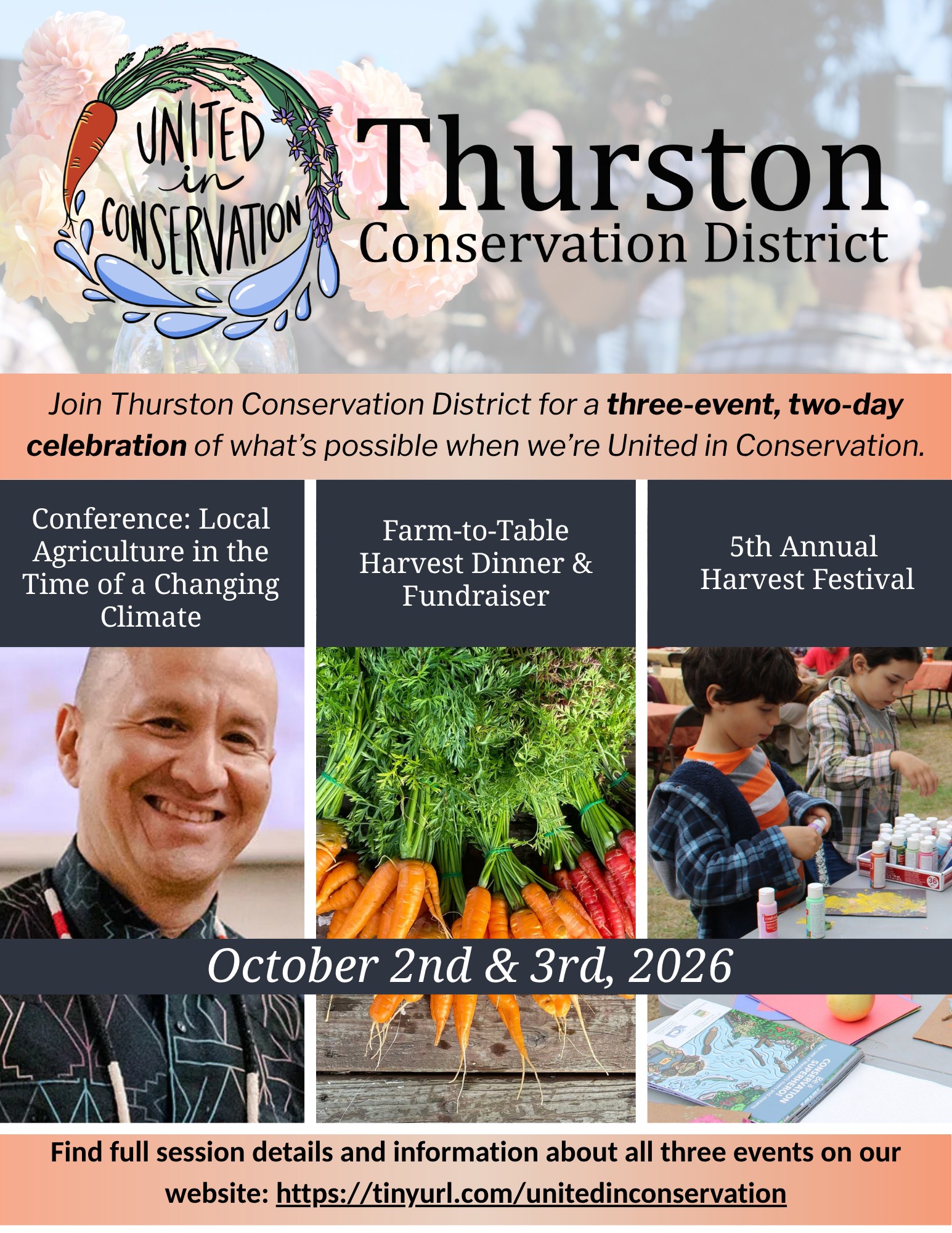 United in Conservation 2026: Conference, Harvest Festival &amp; Harvest Dinner