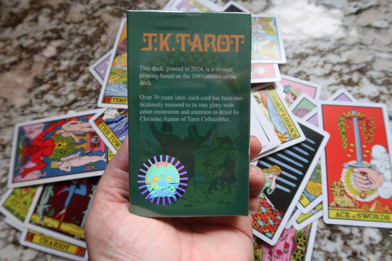 Jupiter King (J.K) Tarot 1989 Revised Edition — Tarot Collectibles