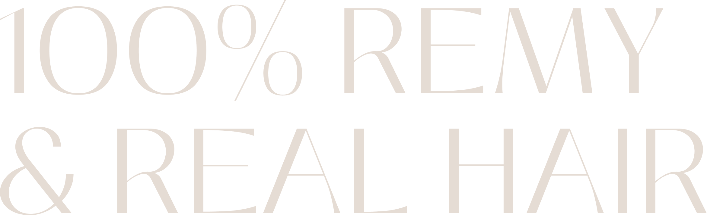 text reads - 100% real and remy hair