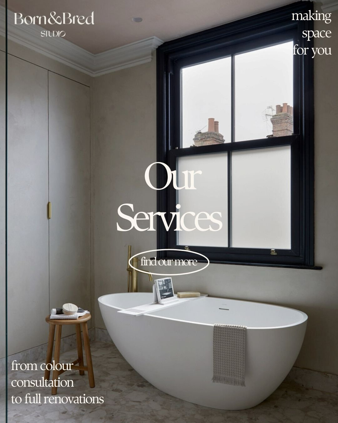 OUR SERVICES &hellip; . Our full service offering at a glance. Everything from styling to full service design. We have all areas of your interiors project covered.  . 📷 @annastathakiphoto . #bornandbredstudio #interiordesignerlondon  #londoninterior